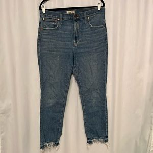 Madewell High-Rise fair trade Slim Boyjean